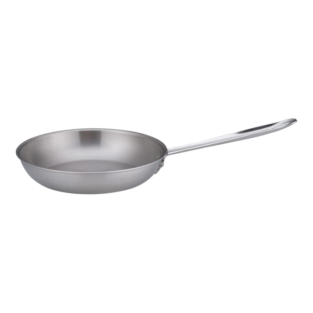 

Endo Shoji TKG Frying Pan 22cm Stainless Steel Fire Compatible steel sandwiching aluminum with stainless steel Excellent quick Outer diameter x depth