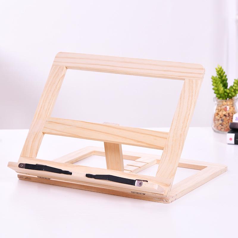 Large Wooden Book  Tablet Stand with Creative Design