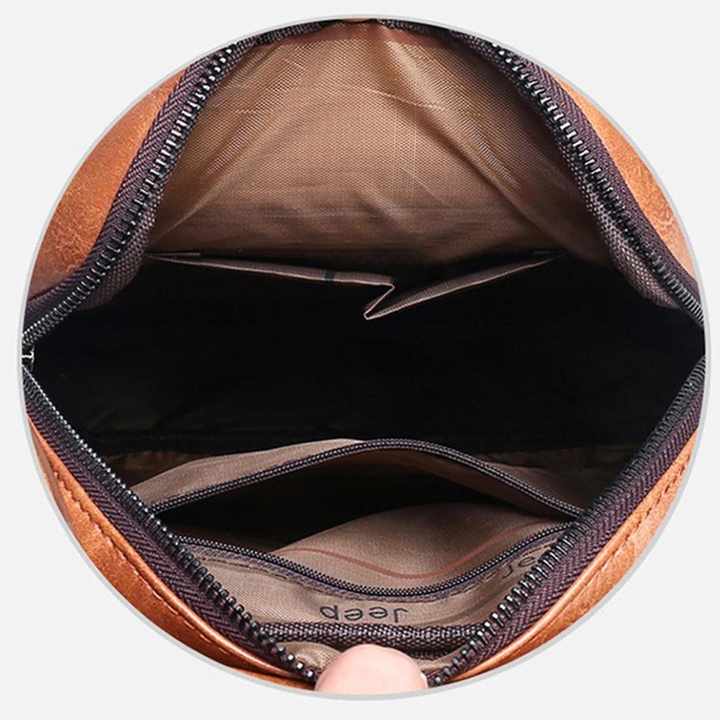 Buy GQ Men's Messenger Shoulder Bag Retro Casual Leather Bags Male