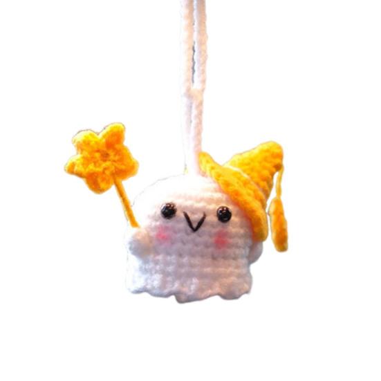 

Мини Подвеска Привидение Автомобильный Интерьер Подвесное Украшение со Шнурком Легко Подвесить Аксессуары для Подвешивания на Зеркало Заднего Вида Декор Автомобильный Шарм жёлтый