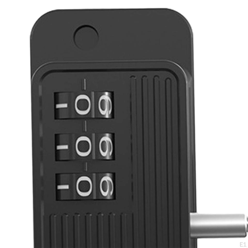 Cabinet Password Lock Refrigerator Latch 17.3cm Steel Cable Easily Install Privacy for