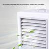 Evaporative Air Cooler Portable Space Air Conditioner Humidifier USB Desk Misting Cooling Fan for Office White