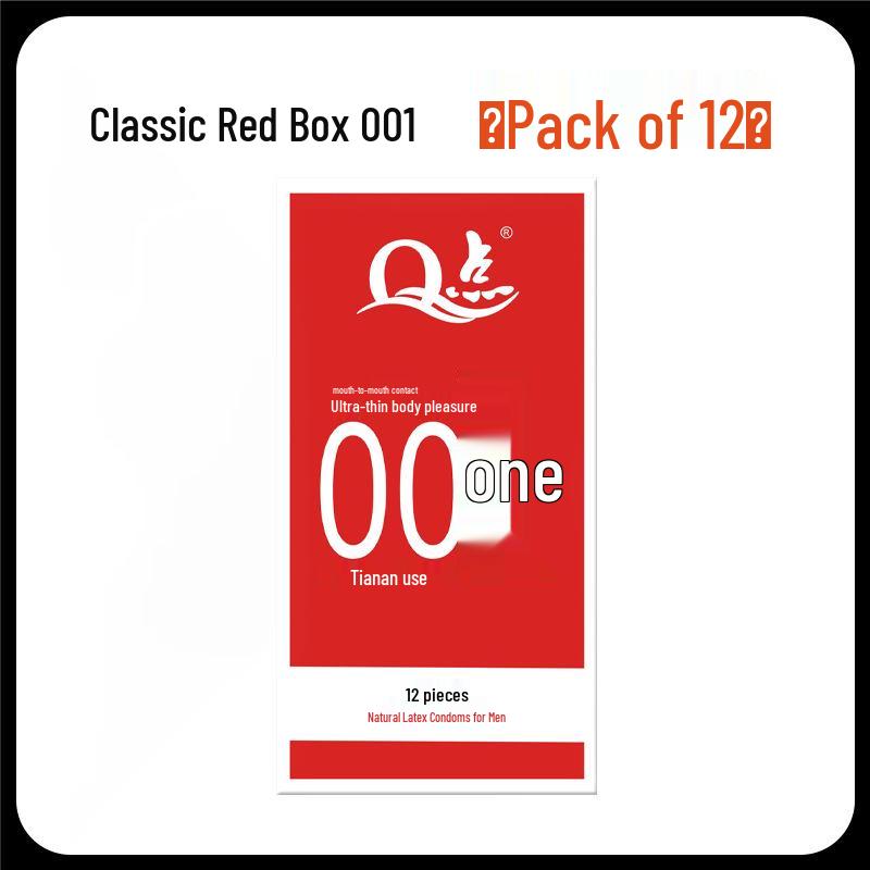 Q Point Ultra-Thin Pink Condoms with 3D Surrounding Particles - Odorless, Super Lubricated, Female Pleasure Enhancing.