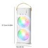 3 Speeds Humidifier Fan LED Night Lights Small Cooling Fan for Room Bedroom Office