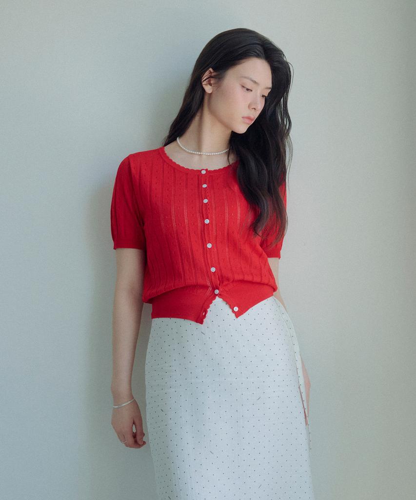 Roem See-Through Layered Skirt Rmwhg26R12