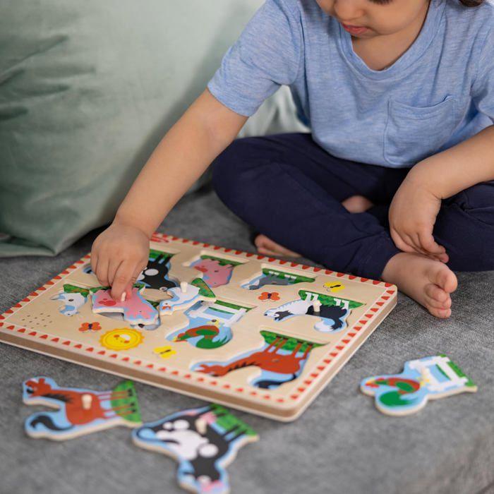 Melissa & Doug - Puzzle Sonore Animaux De La Ferme
