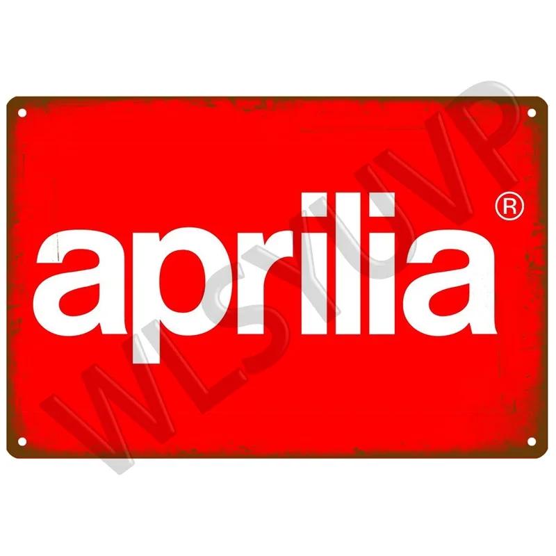 Mv Agusta Aprilia Plakette Metall Vintage Blechschild Shabby Chic Dekor Metallschilder Vintage Bar Dekoration Metallposter Metallplatte 30x40cm(11.8x15.7inch)