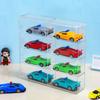 1 Stück Auto Nicht Stanzen Klebe Wand Transparent Aufbewahrungsbox 1:64 Acryl Auto Displaybox Für Auto Modell Spielzeug Schrank Regal