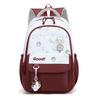 School bag for girls, new models for primary school students to reduce the burden, junior high school school bag, large-capacity backpack