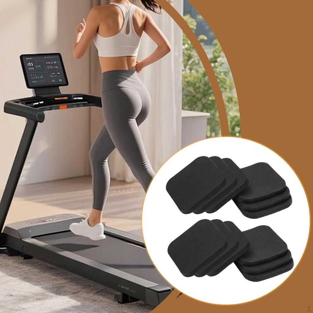 12 kusů podložka pod běžecký pás antivibrační multifunkční gumová podložka cvičební vybavení pro