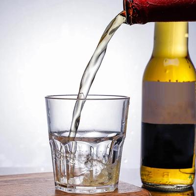 Acryl Whiskey Glazen Onbreekbaar Transparant Bierglas Plastic Koffie Melk Ontbijtkop Spiritusglas Drinkware Sap Thee Kop