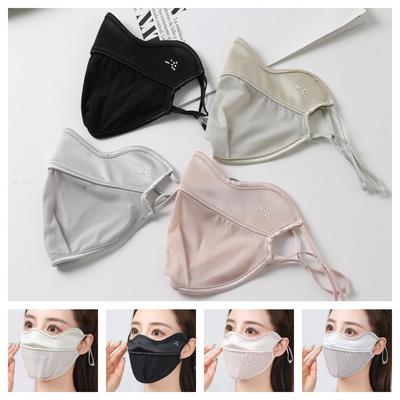Mascarilla Facial UV Reutilizable Protector de Viento para Ciclismo de Verano Máscara Facial Ligera para Pesca Montar
