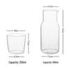 Japanese Transparent Glass Cup for Brewing Tea or Cold Drinks