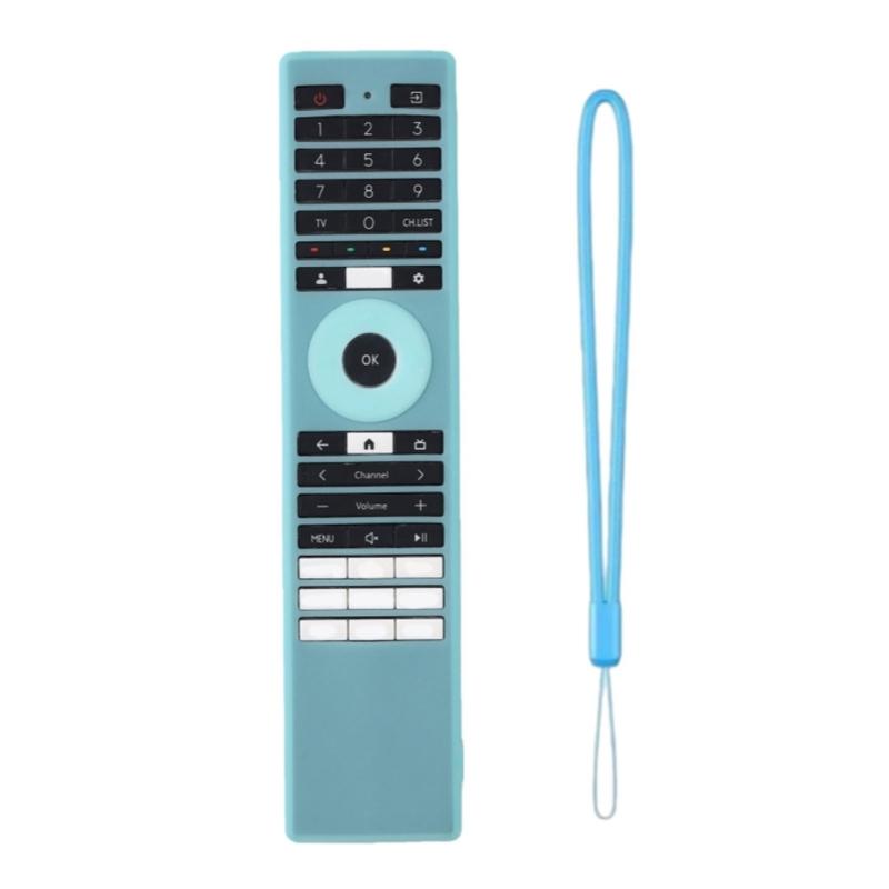 Soft Remote Skin Thickened Remote Protectors Silicone Case Easy Carrying Case Silicone Texture Suitable for ERF3A98T