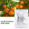 Car Air Freshener 10Pcs Fragrance Tablet Long Lasting Replacement Solid Scent Vent Clip Refill Vehicle Supplies Aromatherapy