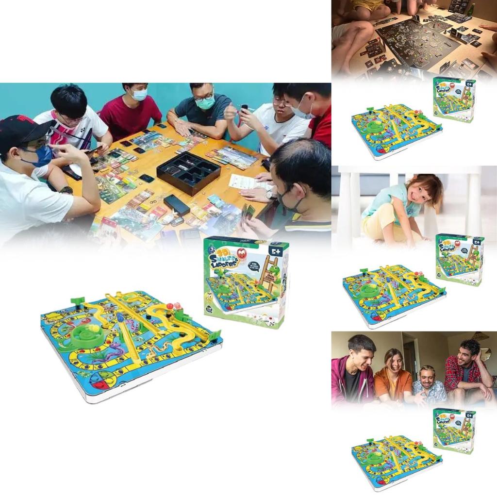 3d Snakes And Ladders Plastic Educational Board Game For Kids Develops Logic And Skills