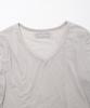 KIJIKO Ke311. Curved Sheer Tee Gray