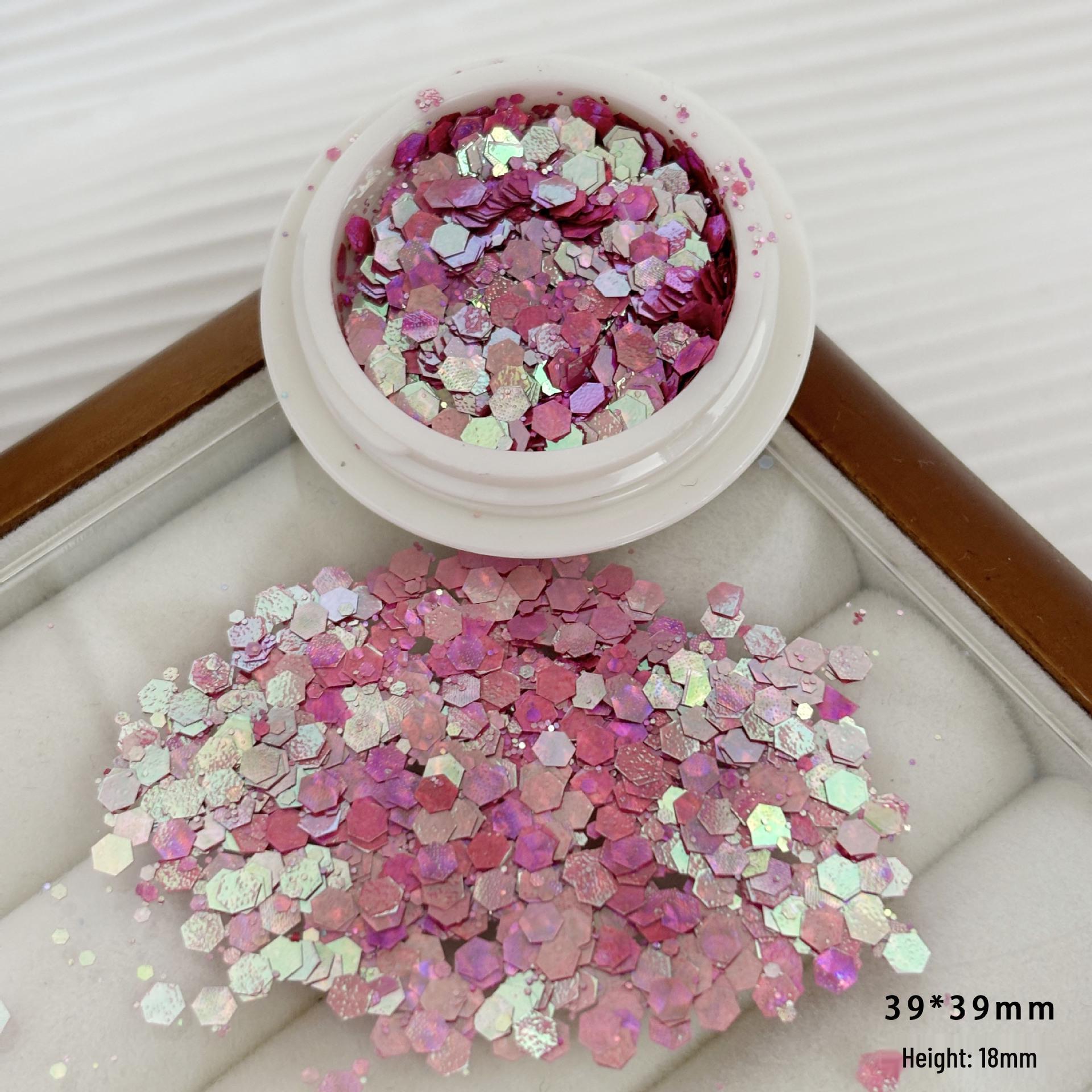 

Разноцветные желейные 3D-сердечки для ногтей в форме макарон - розовый, желтый, синий, красный