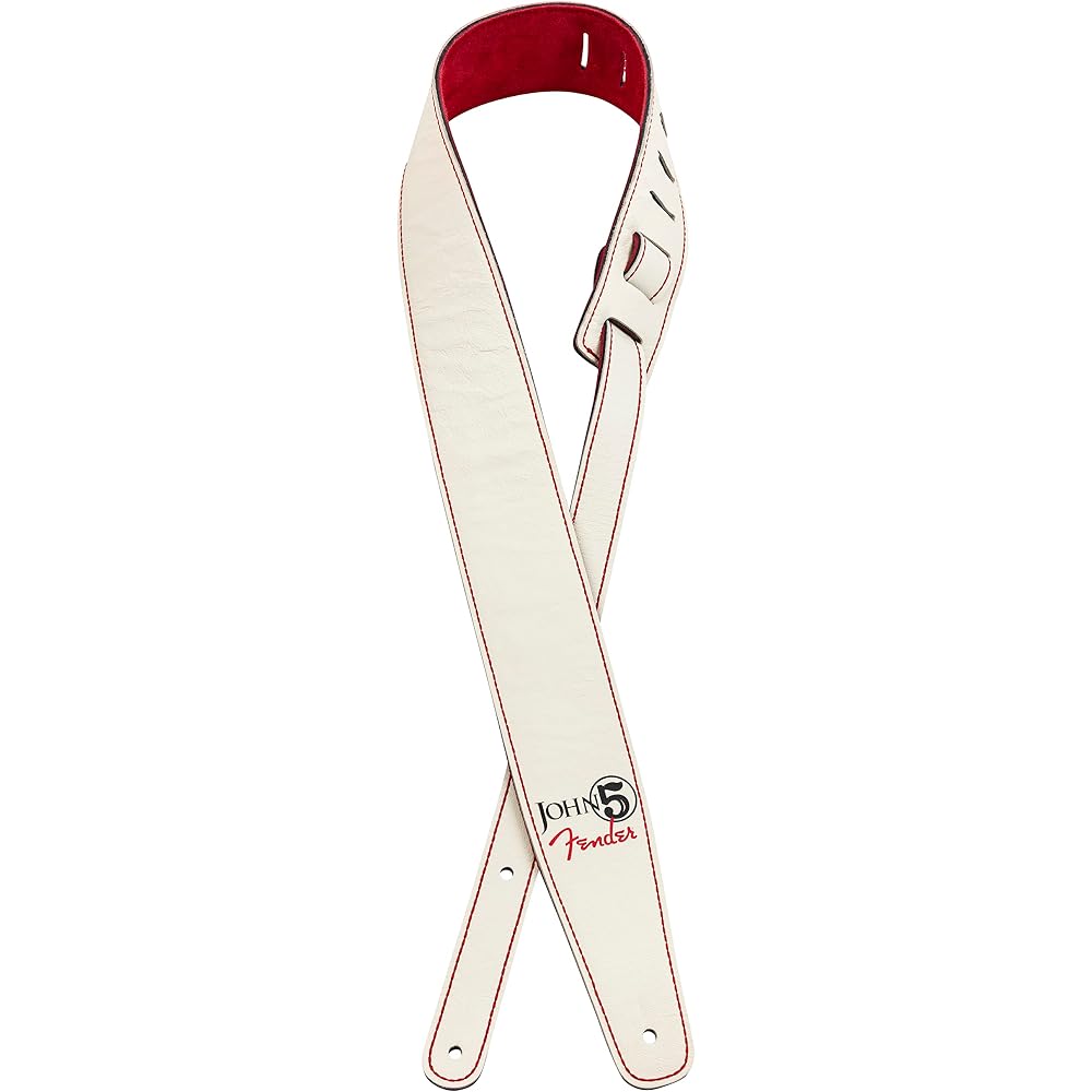 Fender Capsule Collection Leather Strap John 5 Guitar Strap