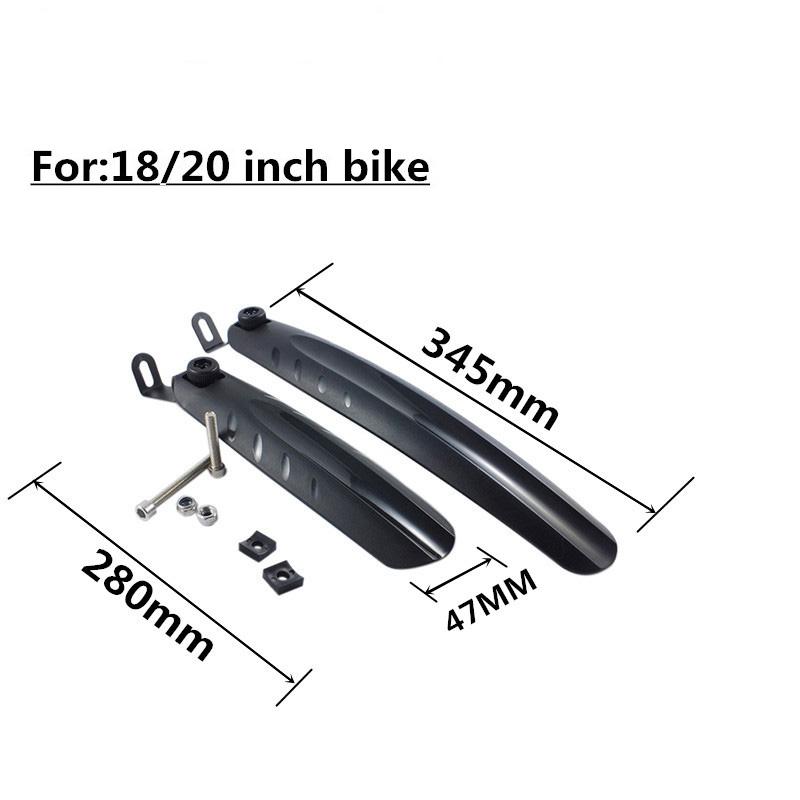 Faltbares Rennrad Fahrrad Schutzblech & FÜR 18-20 ZOLL FAHRRAD Abnehmbare Schutzblech Teile