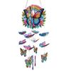Garden DIY Acrylic Diamond Art Painting Hanging Ornament W/ Crystal Pendant Diamond Art Hanging Pendant for Adults Home Decor