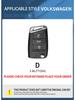 Volkswagen Tiguan L/Sagitar/Bora/Lavida Plus/Tharu/Tayron/T-Roc Key Case 