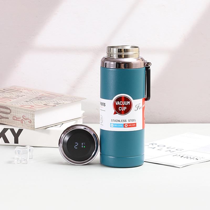 Stainless Steel Insulated Cup Business Sling Cup Handy Car Portable Large Capacity Display Warm Water Cup