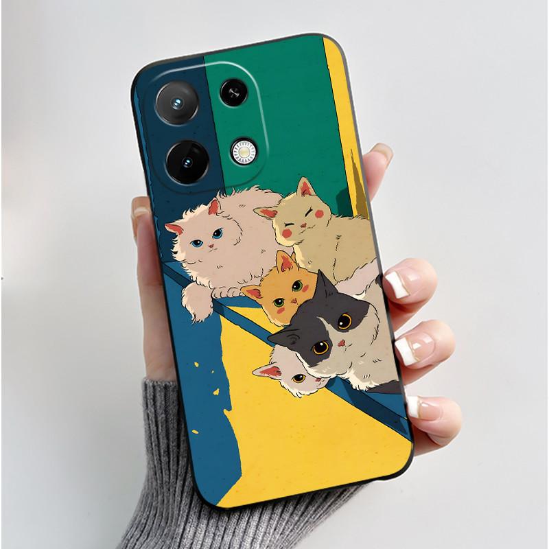 Süße Hülle für Umidigi G9C G9T G9 5G G9A Fundas Capa Druckschale Schutzhülle Weiches Silikon Cartoon Handyhülle Coque
