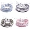 Handwoven Ethnic Style Bracelet Adjustable Woven Thread Wristband Handmade Traditional Craft Bracelet for Daily Wear and Gift