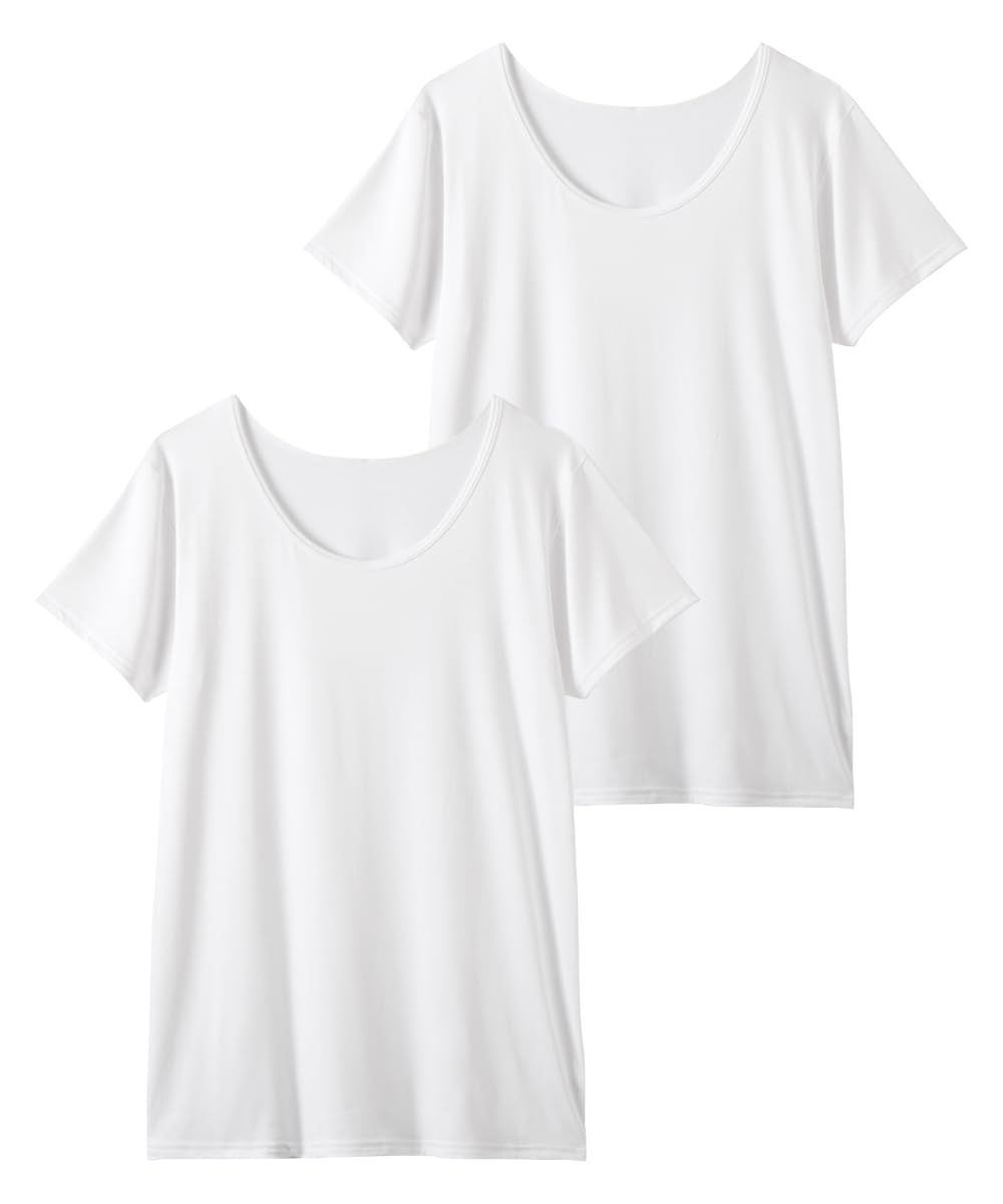 

внутренний гладкий эластичный сетчатый комплект из 2 штук с широким коротким рукавом быстро охлаждающий до комплекта 3L [Nissen] Мужская рубашка, спина, шея, внутренняя, (впитывающий пот, сушащий,