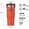 Gourde Isotherme - STANLEY - IceFlow Flip Straw - 0.89L - Étanche - Sans BPA