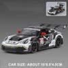 1:32 911 Gt3 Rs Panamera Racing Car Toy Models Alloy Diecast Doors Opened Exquisite Interior Pull Back Ornament Sports Cars Gift