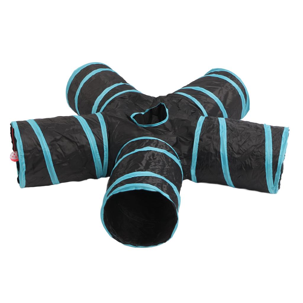 Zestaw Zabawek Tunel dla Kota Wielofunkcyjny Zabawny Interaktywny Dzwonek Piłka Pluszowa Myszka Zabawka Patyk Teaser