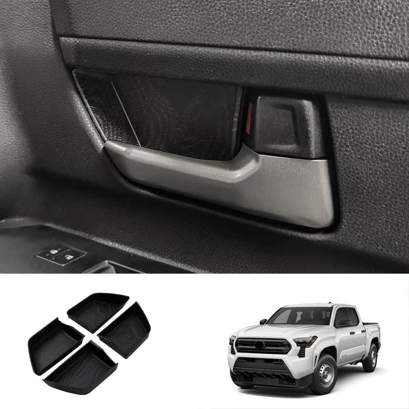 LHD For TOYOTA TACOMA 2024 2025 ABS Black Wood Central control window lift center control gear shift panle meter AC vent cover