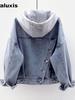 New Style Women's Loose Short Denim Jacket Trendy Spring Autumn BF Style Versatile Casual Top