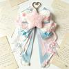 Cute Plush Heart Wings Bow Brooch Badge Handmade Pastel Ribbon Pin With Star Heart Charm Ita Bag Decor Light Sticks Accessories
