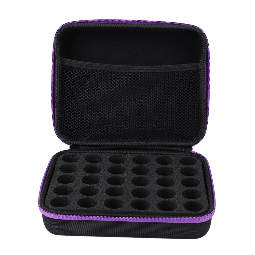 60 Flaschen Ätherische Öle Koffer 15ml Ätherische Öle Sammeltaschen Reise Tragbare Tragekoffer Nagellack Aufbewahrungstasche