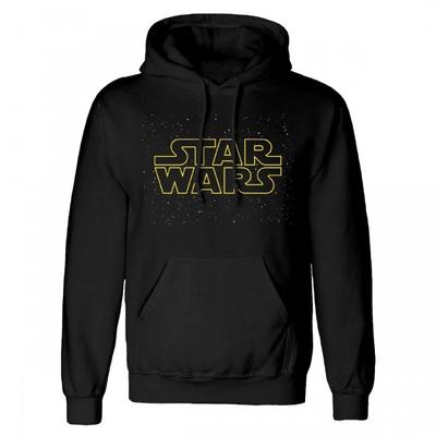 STAR WARS Unisex Yetişkin Logosu Kapüşonlu Üst