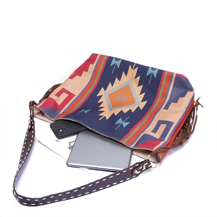 Ретро богемная сумка-сумка для женщин Европейская и американская тканая сумка ручной — фото 8