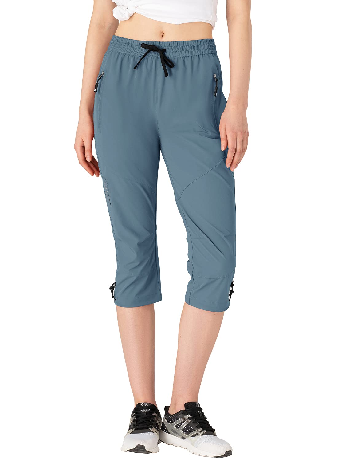 

Длина капри Женские брюки 3/4 для улицы, Спортивная одежда, Шорты, Тренировки, Фитнес, Удобные, Быстросохнущие (Синий, XL) синий