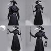 Alluring Plague Doctor Costume Get Ready For Halloween And Cosplay With This Medieval Hooded Robe Mask And Hat For Monk Cosplay