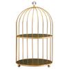 Iron Art Nordic Style Bird Cage Rack Lipstick Perfume Cosmetic Skin Care Product Storage Rack Finishing Table Rack 2022 New