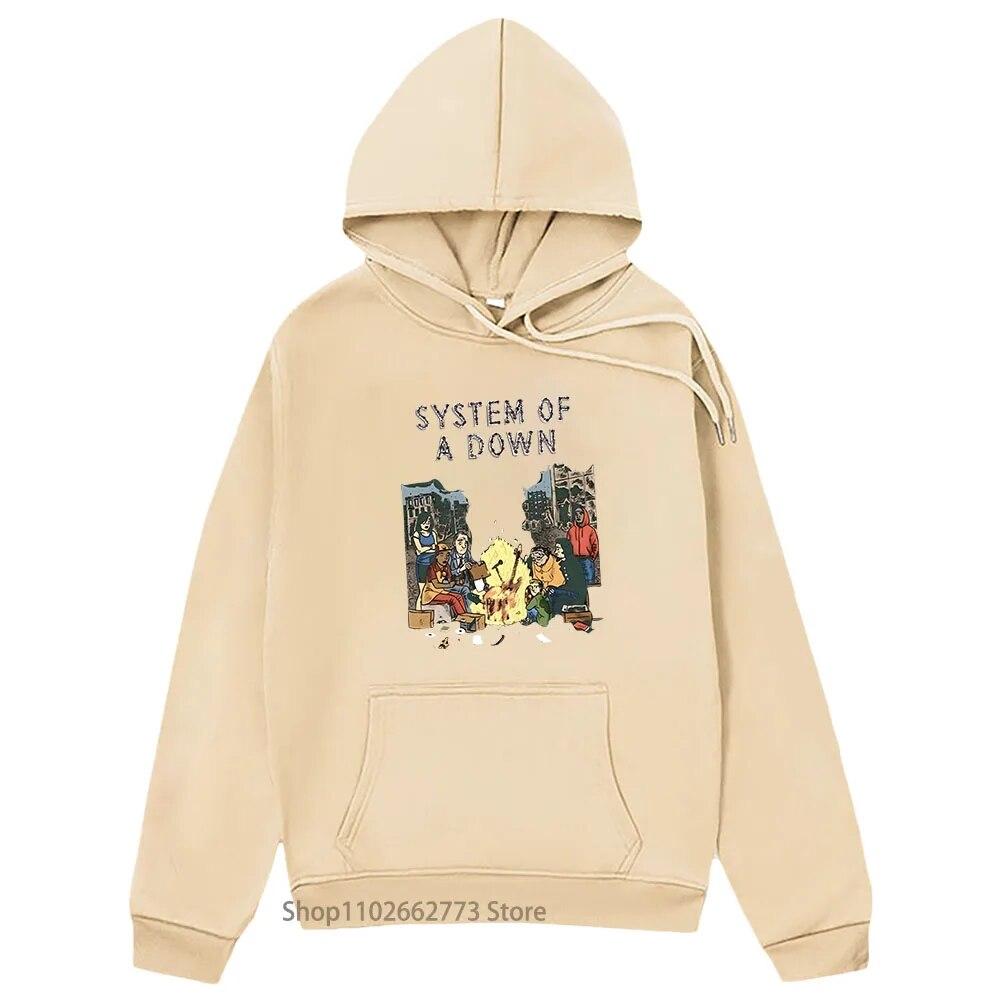 System of A Down Band Hoodies for Unisex/Women Knows Sees Tells All Tour Sweatshirt SOAD Band Clothes High Street Streetwear Unisex