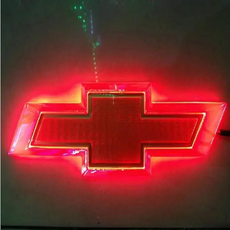 Emblema LED per Bagagliaio Auto 17 X 5.5cm per Chevrolet Malibu Cruze Orlando Sail Captiva Equinox Trax Lacetti Cavalier Adesivo