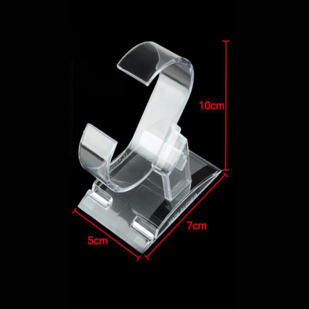 Clear Watch Rack C-type Watch Storage Holder Universal Bangle Cuff Bracelet Organizer
