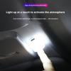 Mini Car LED Light USB Charging Interior Lamp For Armrest Box Touch Magnetic Reading Lamp Foot Light Car Roof Light Read Li E4I4