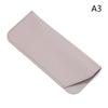 Simple Soft Leather Sunglasses Bag For Women Men Waterproof Reading Glasses Case Dust Storage Bag Eyewear Pocket Accessory
