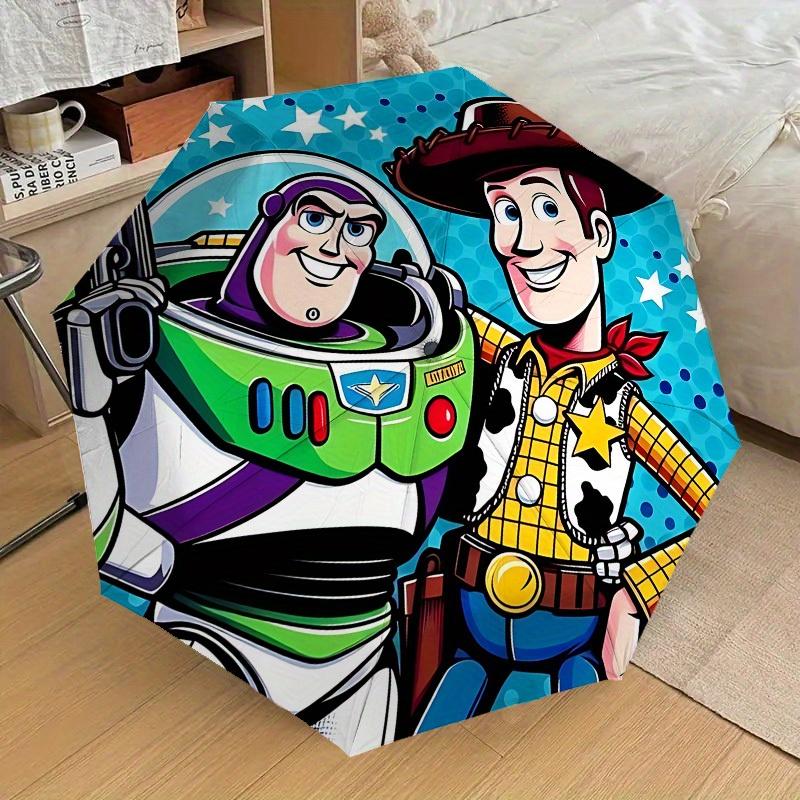 1pc Toy Story Buzz Lightyear Woody Themed Automatic Opening and Closing Umbrella - Suitable for all occasion gift-d0807039
