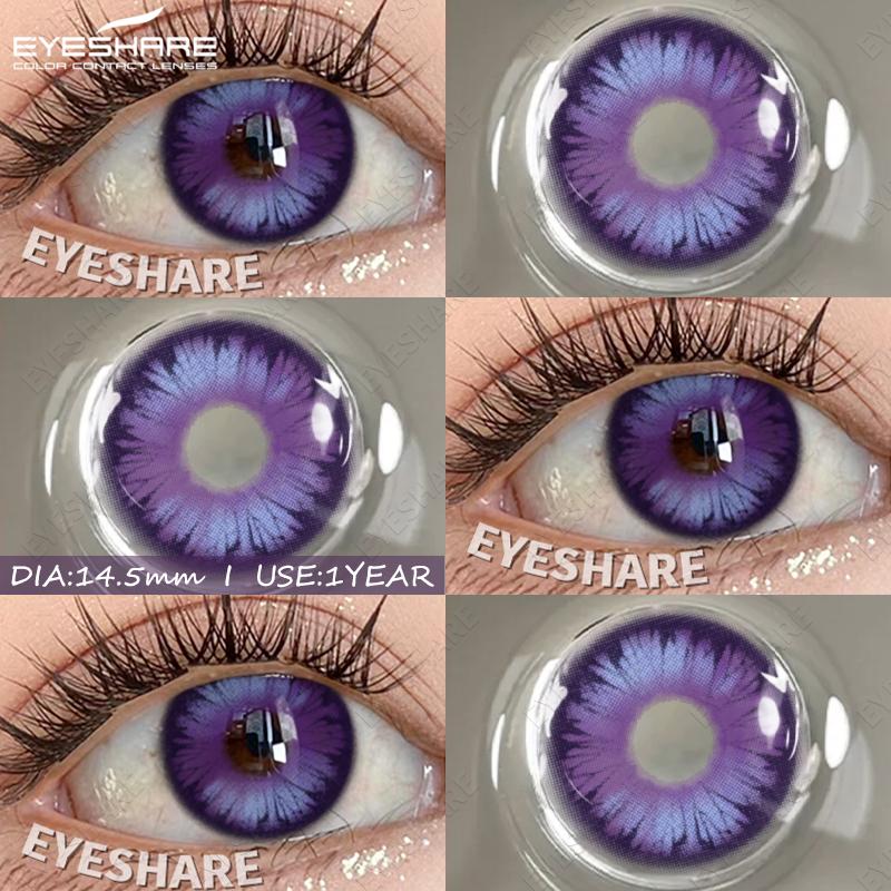 

EYESHARE 1 пара цветных контактных линз для косплея, красные линзы для глаз в стиле аниме, розовые косметические линзы для Хэллоуина, цветные линзы для голубых глаз 0