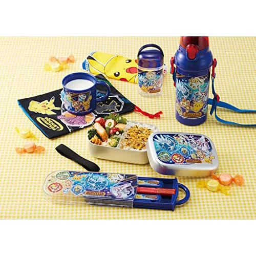 Skater Children's Aluminum Lunch Box 370ml Pokemon 22 Boys Made in Japan ALB5NV-A
